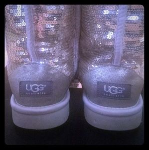 Silver Seguin Uggs